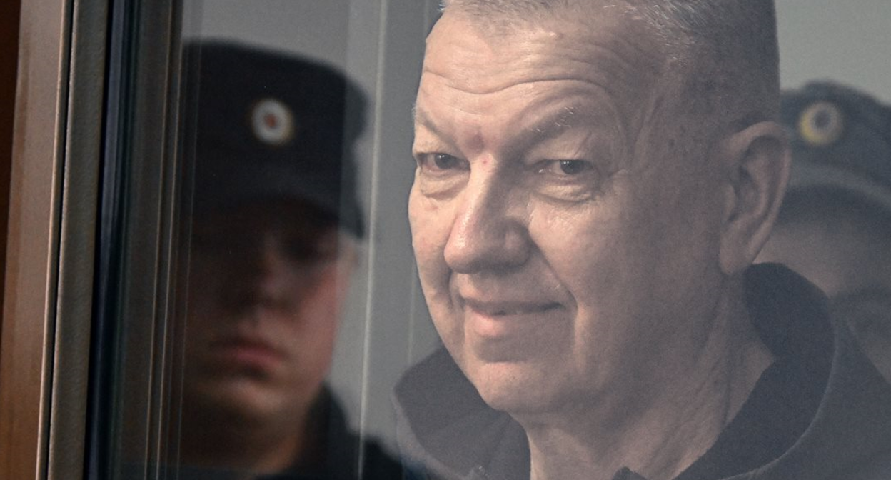 Кадр главы службы безопасности концерна "Покровский" Сергея Ечкалова. Фото: Коммерсант / Telegram-канал
