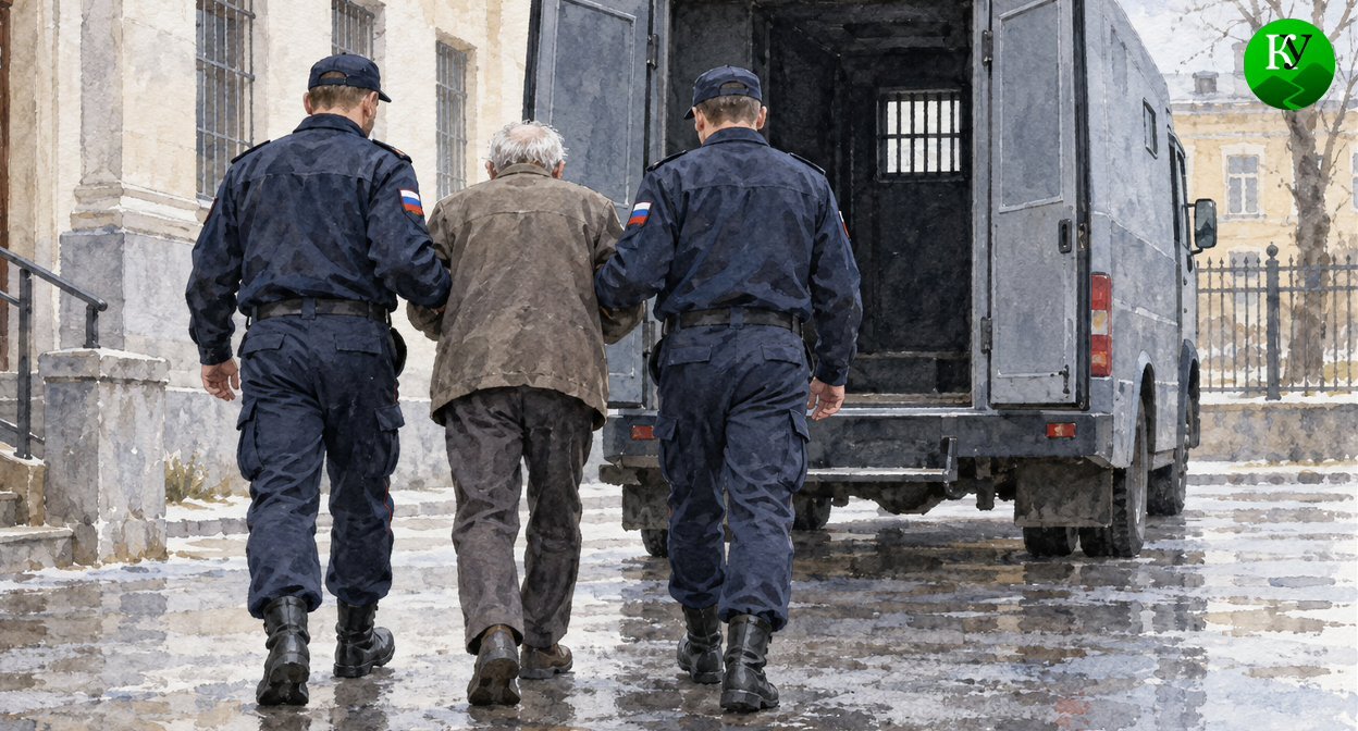 Пенсионер и конвой. Иллюстрация создана «Кавказским узлом» с помощью ИИ в программе Copilot Пенсионер и конвой. Иллюстрация создана «Кавказским узлом» с помощью ИИ в программе Copilot