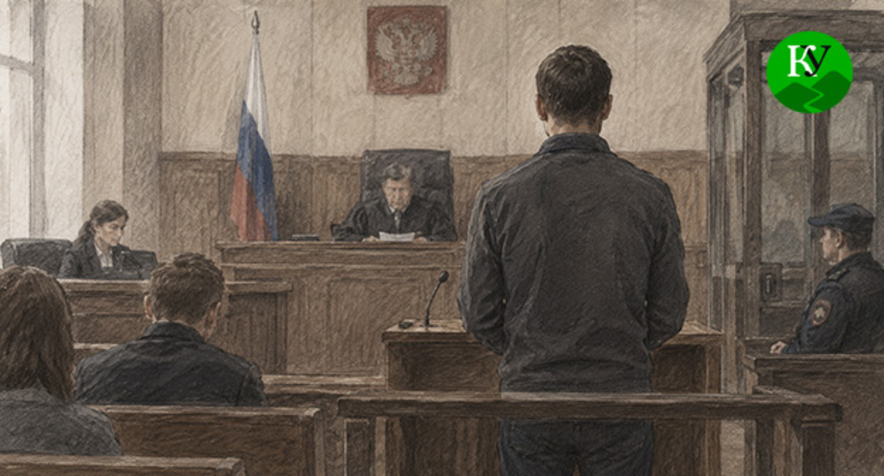 Мужчина в зале суда. Иллюстрация создана "Кавказским узлом" при помощи ИИ в программе Copilot Мужчина в зале суда. Иллюстрация создана "Кавказским узлом" при помощи ИИ в программе Copilot